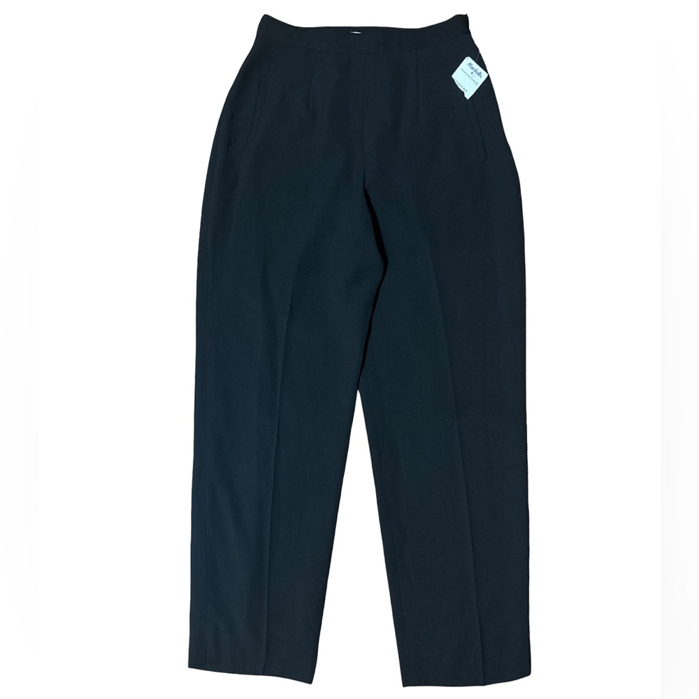 Dalia Classic Black Dress Pants Straight Leg Lined Large